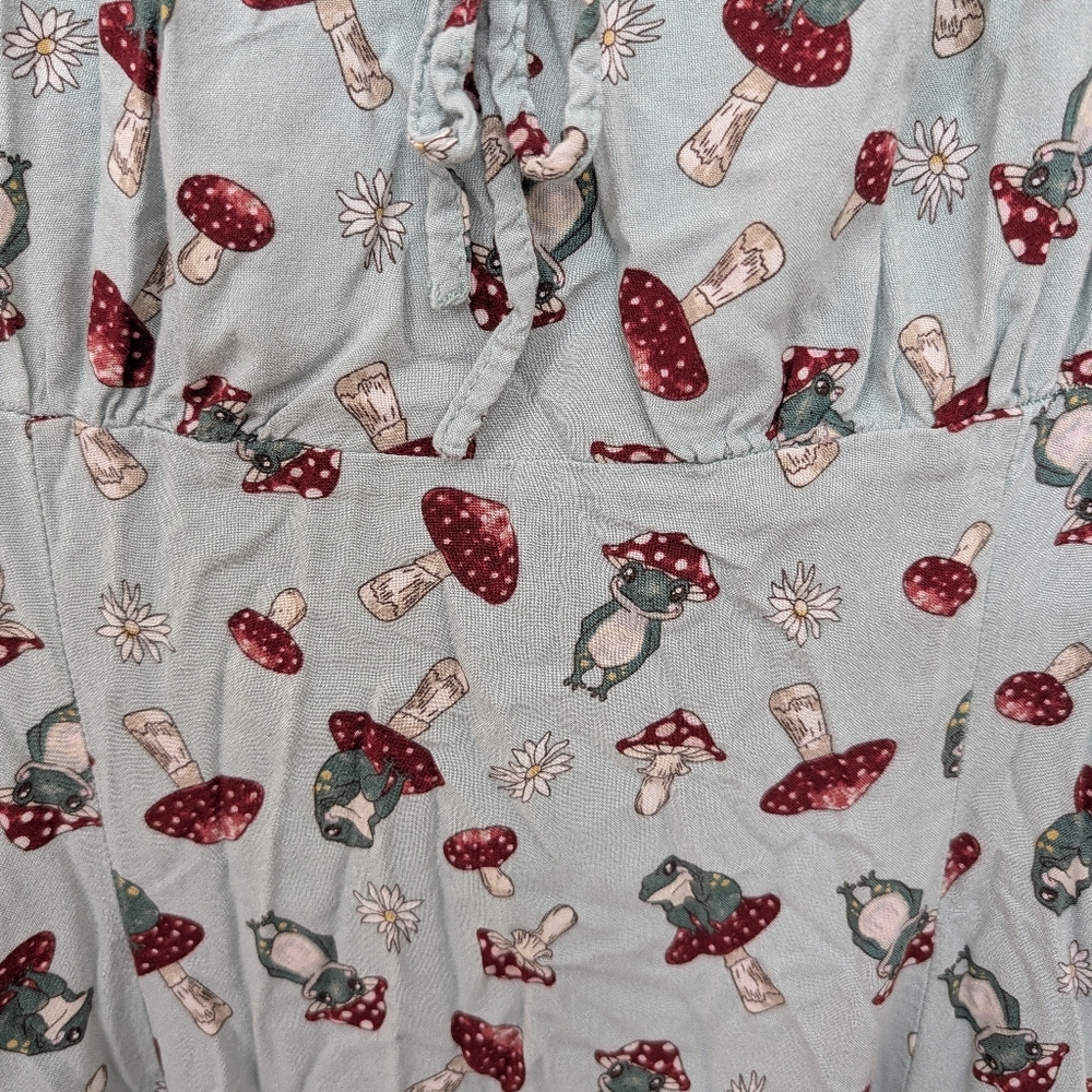 Floral Puff Sleeve Dress - Picture 3 of 5